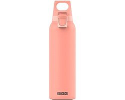 SIGG Hot & Cold ONE Light Shy Pink Thermo drinkfles (0,55 l), vrij van schadelijke stoffen en geïsoleerde drinkfles, met één hand te bedienen thermosfles van 18/8 roestvrij staal