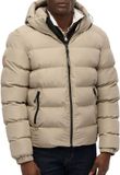 Superdry Hooded Sports Puffer Winterjas Heren - Maat S