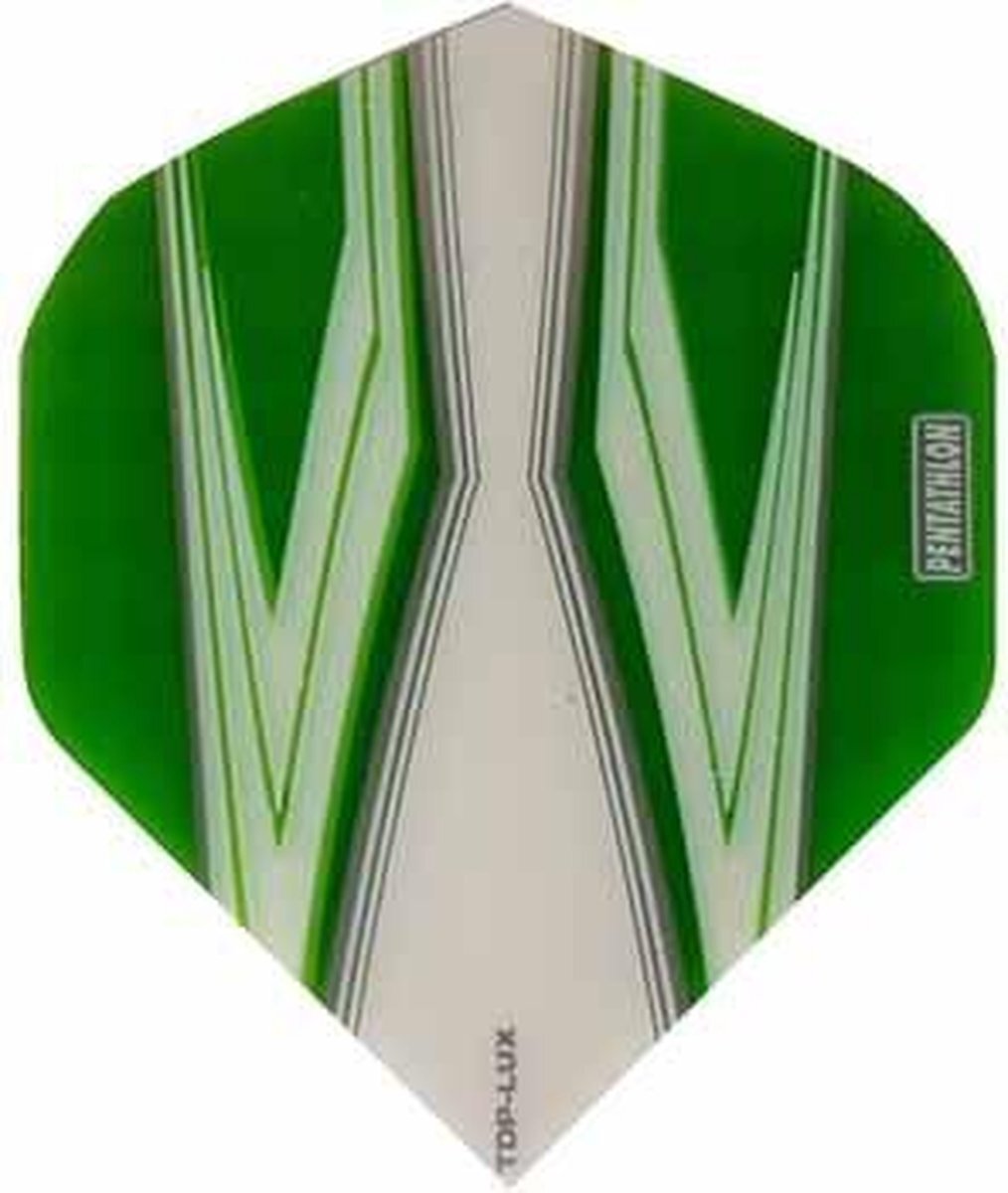 ABC Darts Flights Pentathlon - Spitfire W groen - 10 sets