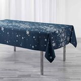 douceur d'intérieur Tafelkleed 150 x 300 cm Marineblauw Polyester Sterrenbeeld