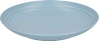 Plasticforte Rond bord/camping bord - D25 cm - ijsblauw - kunststof