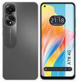 Tumundosmartphone Beschermhoes van TPU-gel, transparant, voor Oppo A78 4G