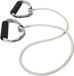 Thera-Band Professional Latex Resistance Tubing avec poignées pour exercices du haut du corps - Rééducation et conditionnement - Poignées souples - 127 cm - Argent Super Heavy - Niveau avancé 2