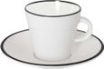 Gimex - linea line - espresso set - zwart - 85 ml - 2 stuks