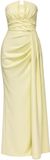 Ombre LARICA Jurk - Rits - Effen - Jurk Geel S