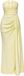 Ombre LARICA Jurk - Rits - Effen - Jurk Geel S