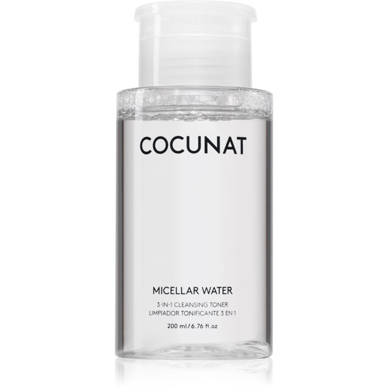 COCUNAT - 3-in-1 Micellair water - Reinigt, verstevigt en reinigt - Aloë Vera - Lavendel - Geschikt voor de gevoelige huid - Siliconen- en parabenenvrij - 200 ml