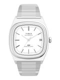 Timex Timex® Automatic 1983 E Line Reissue Automatic Wind Zilveren Toon Case: 100% Stainless Steel | Armband: 100% Stainless Steel 34 mm TW2W70800AJ, TW2Y07200AJ