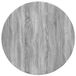 vidaXL Plateau - Ø 80 x 1,5 cm - Rond - Hout bewerkt - Grijs Sonoma
