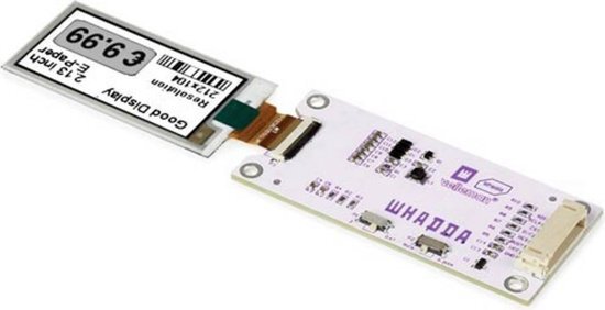 Whadda WPM466 modulo display a inchiostro elettronico da 2,13 pollici - nero/bianco