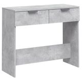 VidaXL Wandtafel 90x36x75 cm bewerkt hout betongrijs