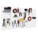 Simon Rack Gereedschapsorganizer voor aan de Muur met 25 Accessoires, Metaal, 400x900x35 mm, Wit – Simonwork