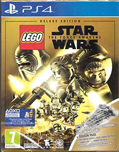 Warner Bros. Interactive Lego Star Wars The Force Awakens Deluxe Edition PS4 Game (Star Destroyer Mini Figure)