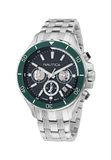 Nautica NST Quartz Analoog Horloge Zilverkleurig