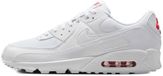 Nike Nike Air Max 90 - Sneakers - Unisex - Wit Light Crimson