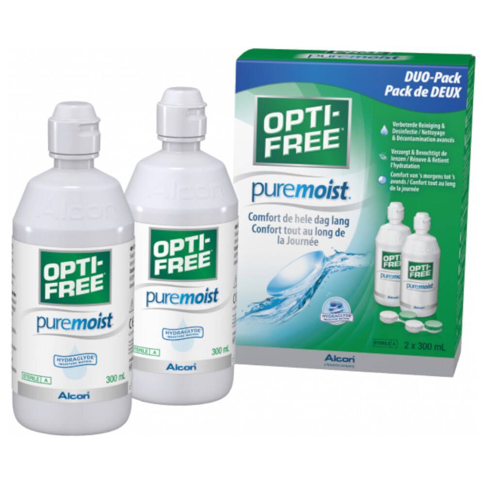 Optifree PureMoist DUO 2x300 ml