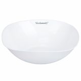 Victionary Saladekom, vierkant, 25 x 25 cm, van opaalglas, 3 stuks