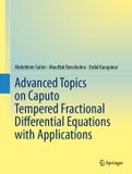 Advanced Springer Nature Advanced Topics on Caputo Tempered Fractional Differential Equations with Applications