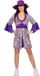 Wilbers & Wilbers Flower Power Jurk Groovy Paars - Maat 42