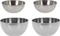 Excellent Houseware plats à servir - Set 8x - Inox - D24/D13 cm