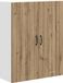 LUCCA Artisanal oak Wall cabinet 80 x 31 x 100 cm
