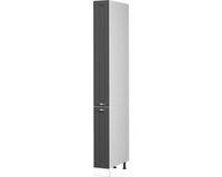 Vicco Apotheekkast Fame-Line, Anthrazit-Gold Landhaus/Wit, 20 cm