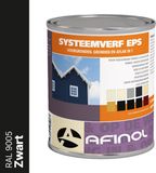 Afinol Systeemverf-Schakelverf Zwart (RAL 9005) 750 ml