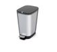 KIS Chic Bin - Poubelle à pédale - 30 Litres - Noir/Inox
