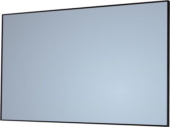 Sanicare Q-Mirrors Badkamerspiegel - 100x70x2cm - Zwart