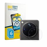 BROTECT - Screenprotector voor Oppo Find X9 Ultra (ALLEEN Camera Lens) - Folie Beschermfolie transparant 6 Stuks