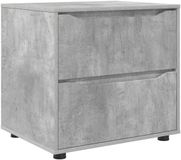 vidaXL Opbergkast 60 x 48 x 57 cm Bewerkt Hout Beton Grijs