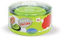 Aladine 3003852 Stampobaby, 2 stempelkussens, rood/groen, voor kleine kunstenaars vanaf 18+ maanden