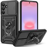 Techsuit Hoesje geschikt voor Samsung Galaxy A37 - Camshield Back Cover - Zwart