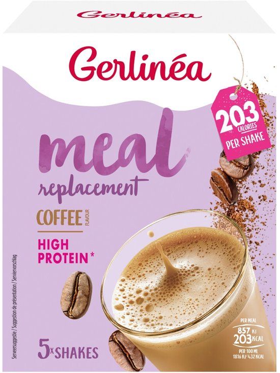 Gerlinea Gerlinéa Maaltijdvervanger Koffie - 5 x 30 gr