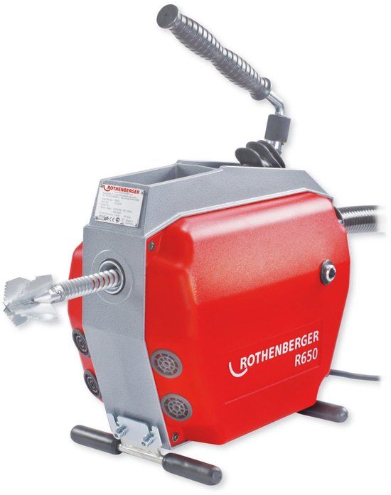 Rothenberger R650 Buizenreinigingsmachine met geleideslang, 230V - 72688