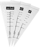 Zenker Set van 10 maatbekers met rits 30 cm Smart Pastry