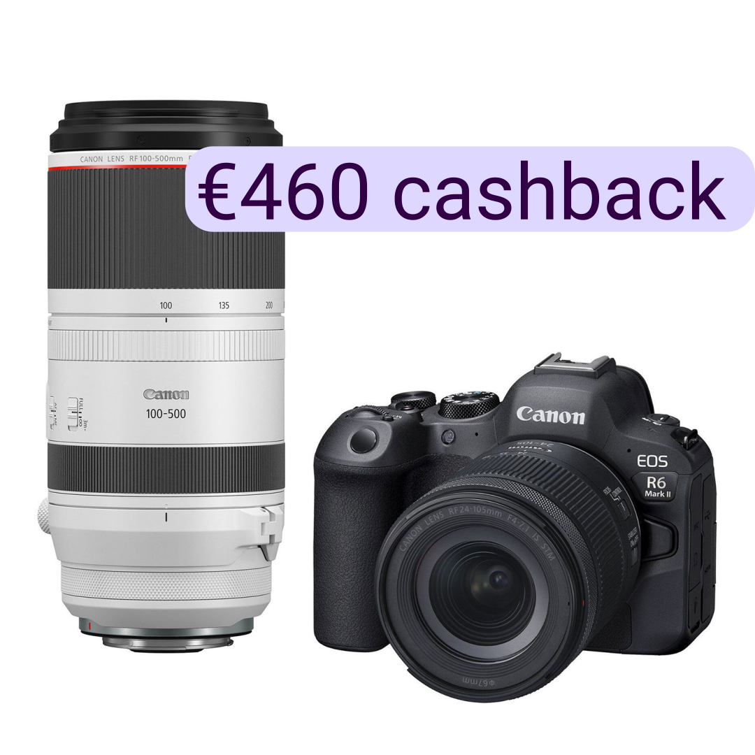Canon EOS R6 Mark II + RF 24-105mm + RF 100-500mm Kit