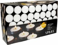 Spaas Theelichten Wit 4,5 Branduren 200 stuks