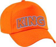 Bellatio Decorations Koningsdag pet oranje - king - voor volwassenen