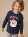 VERTBAUDET Jongensshirt met lange mouwen kerst marineblauw