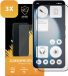 MobyDefend 3-Pack MobyDefend Screenprotectors - Geschikt voor Nothing Phone (3a) Lite - Screensavers Met Zwarte Randen - Gehard Glas
