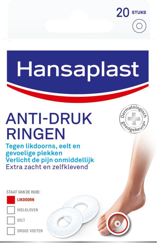 Hansaplast Anti-Drukringen - 20 stuks
