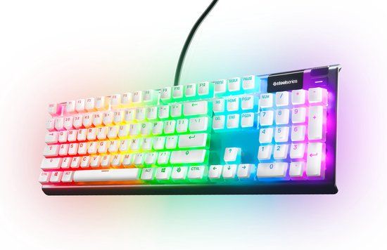 SteelSeries PrismCaps - White (Nordic Layout)