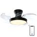 Evolar Smart Plafondventilator met Verlichting en WiFi - 71 cm - Zwart