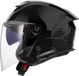 LS2 OF618 Verso II Solid Glossy Zwart Jethelm - Maat XL