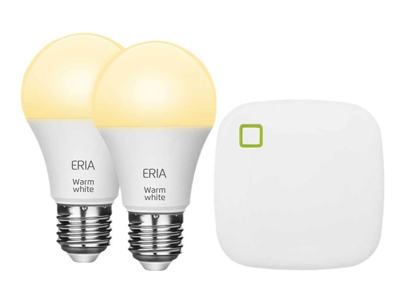 Adurosmart ERIA Startpakket E27 Lampen - Dimbaar Wit Licht - Inclusief Bridge