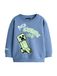 Next Sweatshirt 'Minecraft' opaal / lichtgroen / zwart / wit