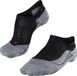 FALKE Ergonomic Sport System FALKE TK5 Invisible Wandelsokken anti blaren, lichte padding merinowol sportsokken dames zwart - Maat 41-42