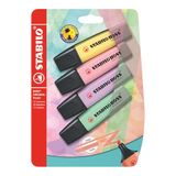 Tekstmarkeerstift STABILO BOSS ORIGINAL Pastel Textmarker - 4 kleuren