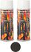 Peinture pour four 1200 °C Peinture spéciale pour four Peinture thermique gris fonte Spray pour four 2x Aérosol